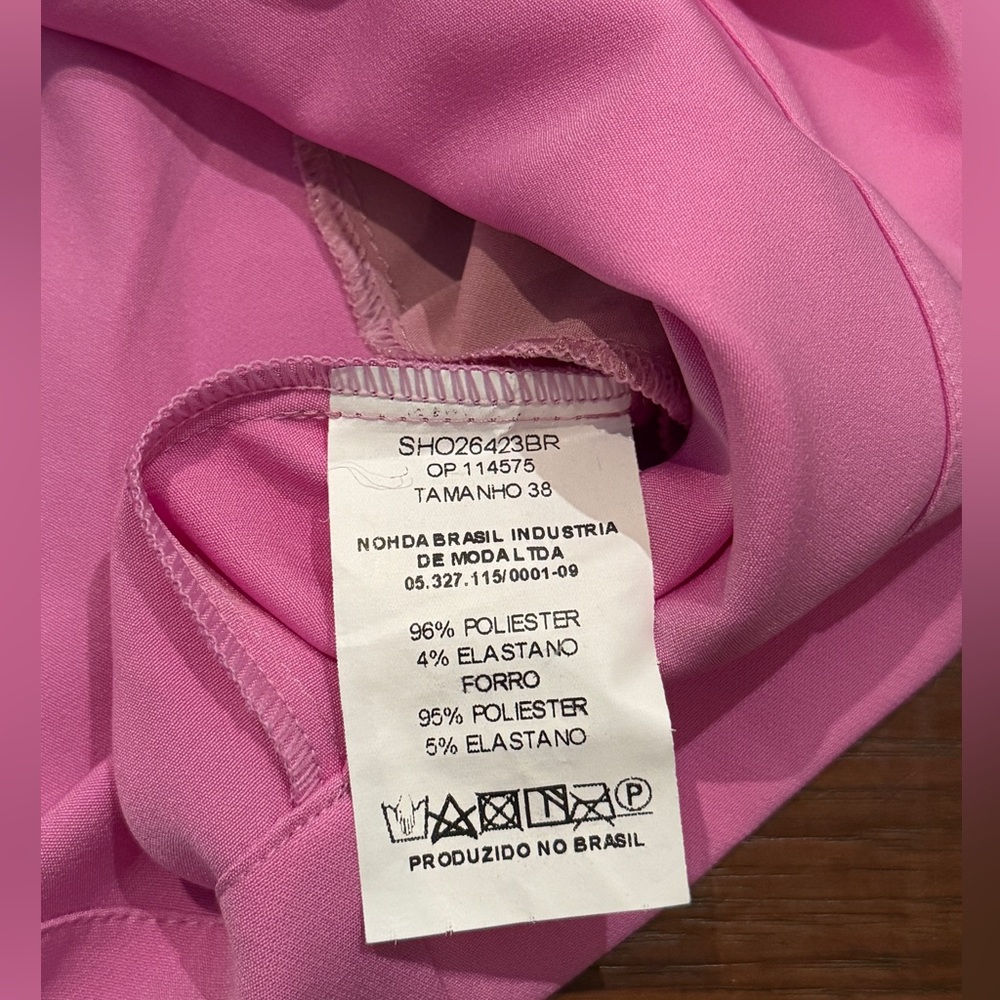 PatBO Vick Pink Star Embellished Crop Top & Pleated Shorts Set - Picture 11 of 13